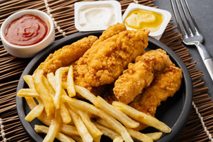 fresh and crunchy chicken